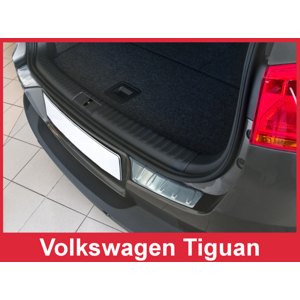 Ochranná lišta hrany kufru VW Tiguan 2007-2016 (matná)