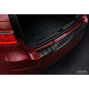 Ochranná lišta hrany kufru BMW X6 2008-2014 (E71, tmavá)