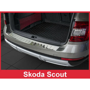 Ochranná lišta hrany kufru Škoda Octavia II. 2013-2016 (Scout)