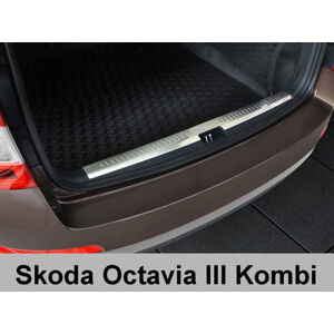 Ochranná lišta hrany kufru Škoda Octavia III. 2013-2017 (combi, vnitřní, matná)