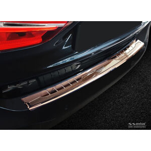 Ochranná lišta hrany kufru BMW X1 2015-2019 (F48, matná, měděná, carbon)