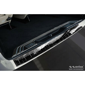 Ochranná lišta hrany kufru Mercedes V-Class / Viano / Vito 2014- (W447, chrom, tmavá, dlouhá, II. jakost