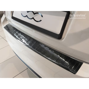 Ochranná lišta hrany kufru Fiat 500 2015- (po faceliftu, carbon)