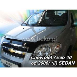 Deflektor kapoty Chevrolet Aveo 2006-2011 (sedan, nalepovací)