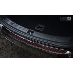 Ochranná lišta hrany kufru Mercedes E-Class 2016- (W213, sedan, červený carbon)