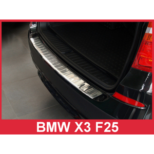 Ochranná lišta hrany kufru BMW X3 2010-2014 (F25, matná)