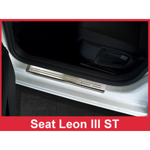 Prahové lišty Seat Leon 2012-2020 (combi, matné)