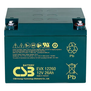 Záložní akumulátor CSB EVX12260I 12V, 26Ah, 350A