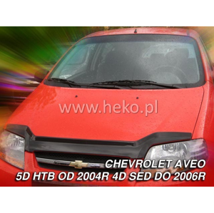 Deflektor kapoty Chevrolet Aveo 2004-2008 (hatchback, nalepovací)