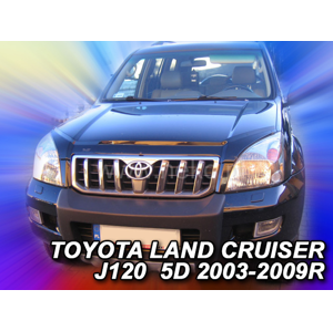Deflektor kapoty Toyota Land Cruiser 2003-2009 (5 dveří, nalepovací)