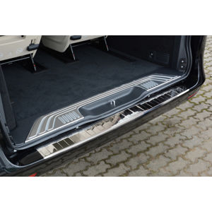 Ochranná lišta hrany kufru Mercedes V-Class 2014- (W447, krátká, chrom, II. jakost)